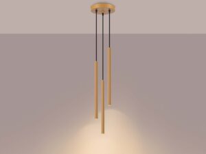 miniaturka Lampa wisząca ARCANA 3P złota elegancka