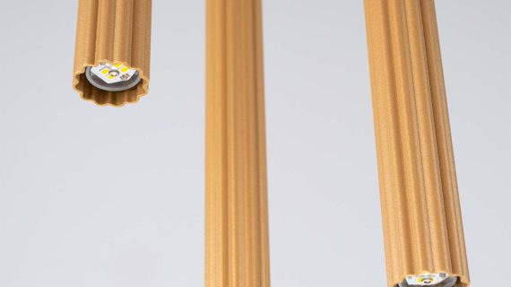 miniaturka Lampa wisząca ARCANA 3P złota elegancka