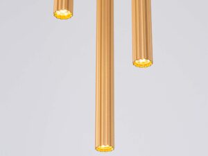 miniaturka Lampa wisząca ARCANA 3P złota elegancka