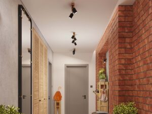 miniaturka Kinkiet FALKO 1 czarny loftowy