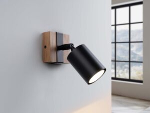 miniaturka Kinkiet FALKO 1 czarny loftowy