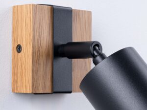 miniaturka Kinkiet FALKO 1 czarny loftowy