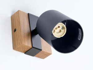 miniaturka Kinkiet FALKO 1 czarny loftowy