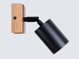 miniaturka Kinkiet FALKO 1 czarny loftowy