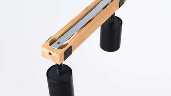 miniaturka Plafon FALKO 2 czarny nowoczesny sufitowy