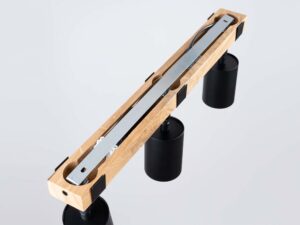 miniaturka Plafon FALKO 3 czarny minimalistyczny