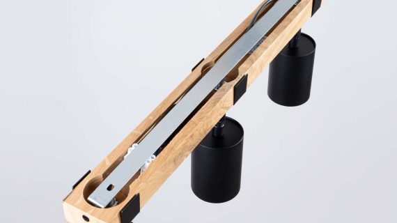 miniaturka Plafon FALKO 3 czarny minimalistyczny