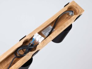 miniaturka Plafon FALKO 3 czarny minimalistyczny