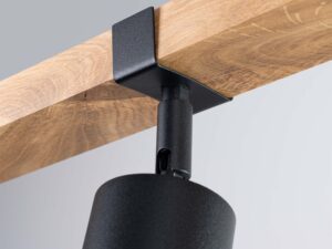 miniaturka Plafon FALKO 3 czarny minimalistyczny