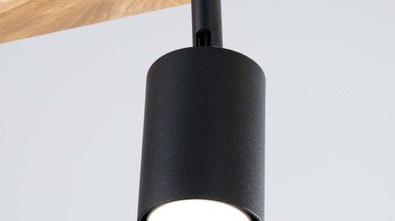 miniaturka Plafon FALKO 3 czarny minimalistyczny