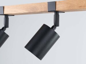 miniaturka Plafon FALKO 3 czarny minimalistyczny