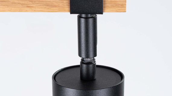 miniaturka Plafon FALKO 3 czarny minimalistyczny