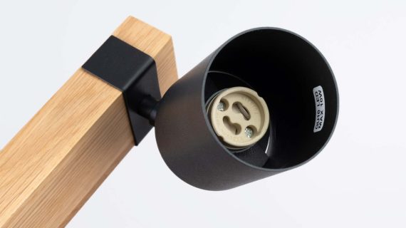 miniaturka Plafon FALKO 3 czarny minimalistyczny