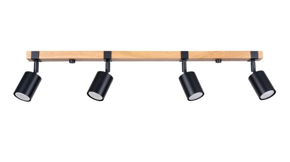 Plafon FALKO 4 czarny designerski LED