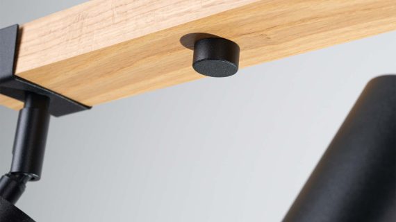 miniaturka Plafon FALKO 4 czarny designerski LED