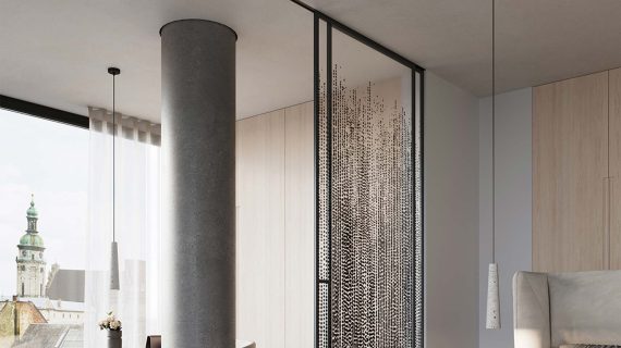 miniaturka Lampa wisząca betonowa MONOLIT nowoczesna