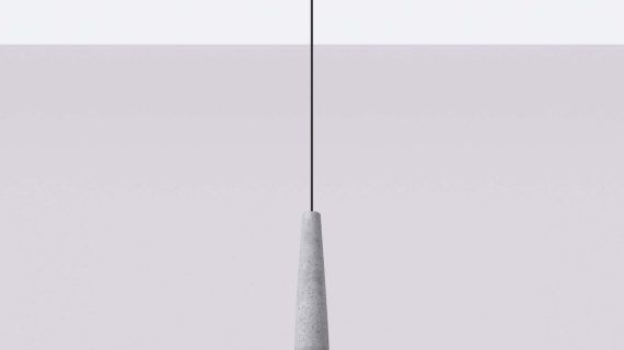 miniaturka Lampa wisząca betonowa MONOLIT nowoczesna