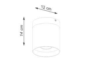 miniaturka Plafon RIFT biały LED sufitowy