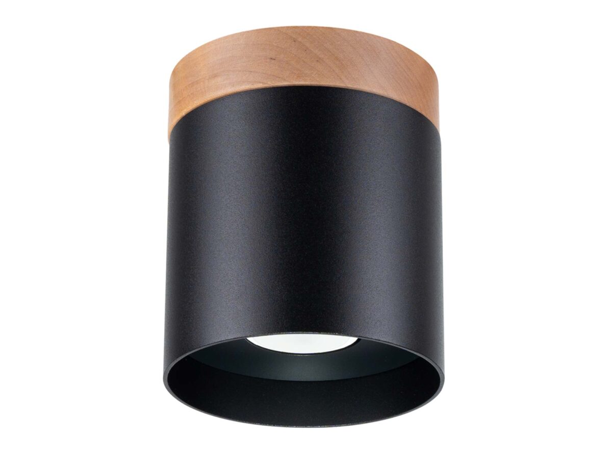 Plafon RIFT czarny nowoczesny sufitowy