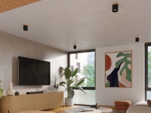 miniaturka Plafon RIFT czarny nowoczesny sufitowy