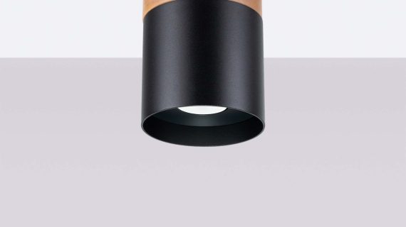 miniaturka Plafon RIFT czarny nowoczesny sufitowy