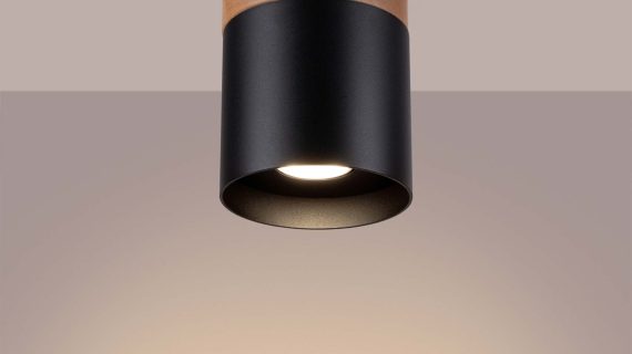 miniaturka Plafon RIFT czarny nowoczesny sufitowy