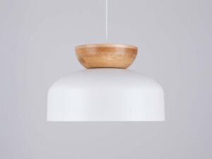 miniaturka Lampa wisząca MARLA biała elegancka