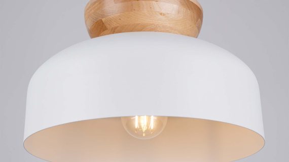 miniaturka Lampa wisząca MARLA biała elegancka