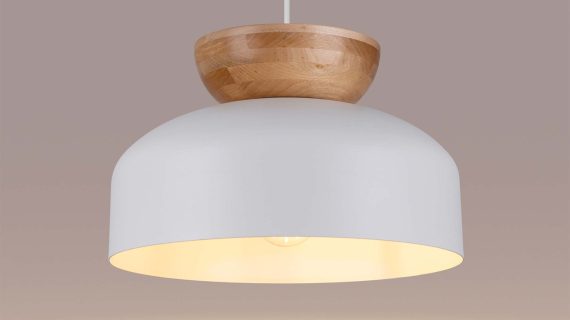 miniaturka Lampa wisząca MARLA biała elegancka