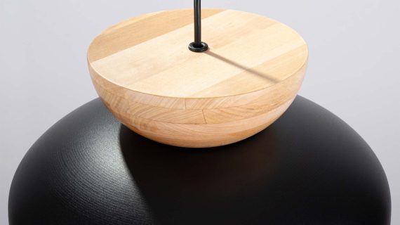 miniaturka Lampa wisząca MARLA czarna loftowa