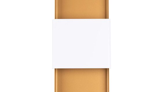 Kinkiet DORIN złoty/biały elegancki glamour