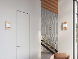 miniaturka Kinkiet DORIN złoty/biały elegancki glamour