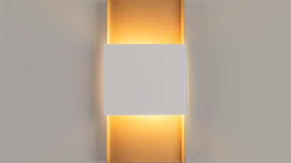 miniaturka Kinkiet DORIN złoty/biały elegancki glamour