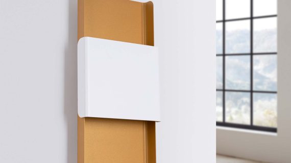 miniaturka Kinkiet DORIN złoty/biały elegancki glamour