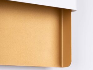 miniaturka Kinkiet DORIN złoty/biały elegancki glamour