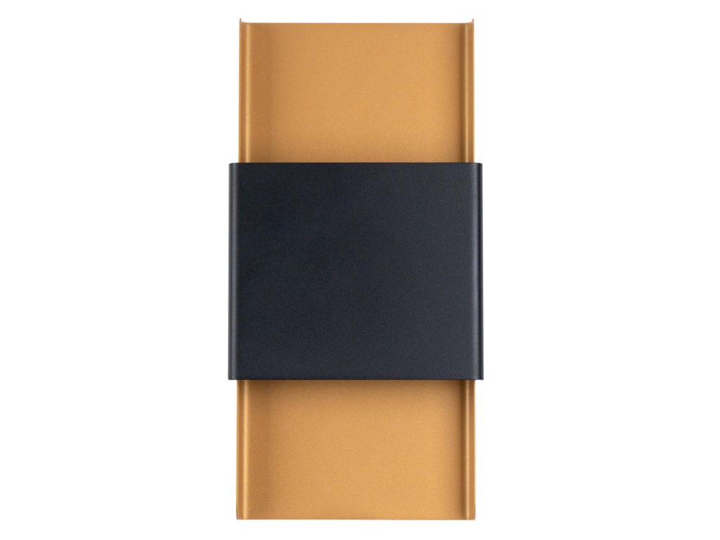 Kinkiet DORIN złoty/czarny nowoczesny glamour