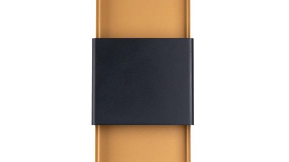 Kinkiet DORIN złoty/czarny nowoczesny glamour