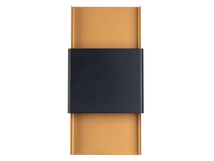 Kinkiet DORIN złoty/czarny nowoczesny glamour