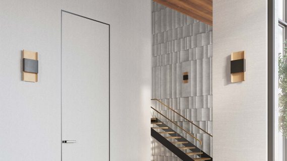 miniaturka Kinkiet DORIN złoty/czarny nowoczesny glamour