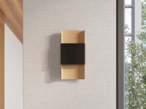 miniaturka Kinkiet DORIN złoty/czarny nowoczesny glamour