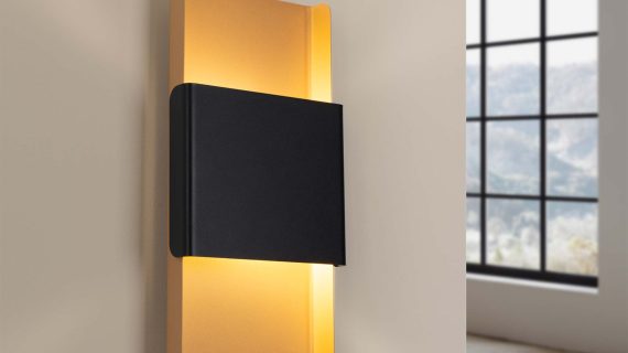 miniaturka Kinkiet DORIN złoty/czarny nowoczesny glamour