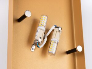 miniaturka Kinkiet DORIN złoty/czarny nowoczesny glamour