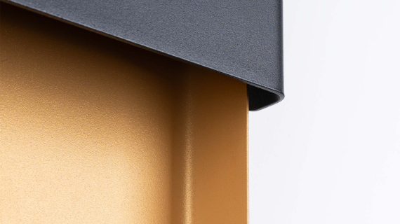 miniaturka Kinkiet DORIN złoty/czarny nowoczesny glamour