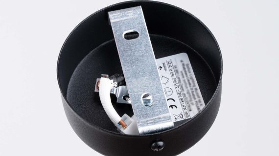 miniaturka Lampa wisząca MONOLIT czarna z betonu loftowa