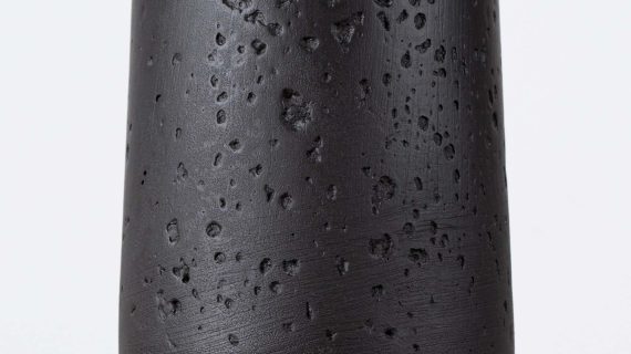 miniaturka Lampa wisząca MONOLIT czarna z betonu loftowa