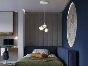 miniaturka Lampa wisząca HYPRA 1 biały nowoczesna