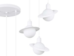 miniaturka Lampa wisząca HYPRA 3P biały elegancka