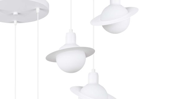 miniaturka Lampa wisząca HYPRA 3P biały elegancka