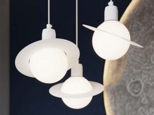 miniaturka Lampa wisząca HYPRA 3P biały elegancka