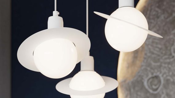 miniaturka Lampa wisząca HYPRA 3P biały elegancka